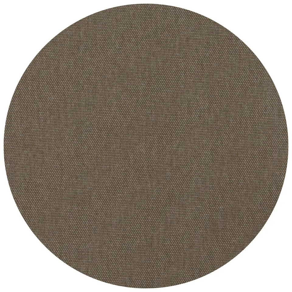 Madison - Tafelkleed Taupe canvas eco  - Ø Ca. 160 cm