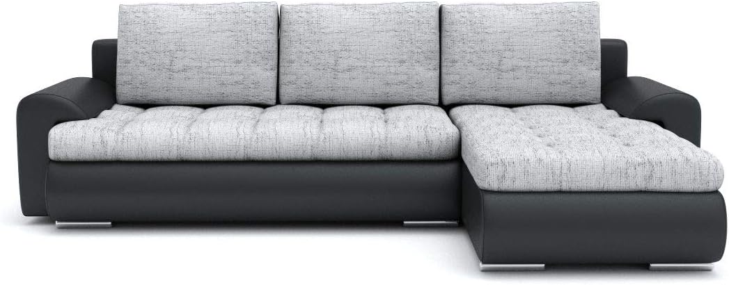 Ecksofa Tokio VI mit Schlaffunktion! Best Ecksofa! Wohnlandschaft mit Bettkasten! (Lawa 9+ Soft 11 Rechts)