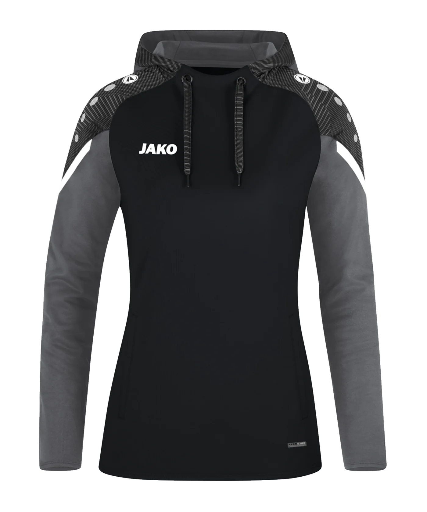 JAKO Performance Hoody Damen Schwarz Grau F804