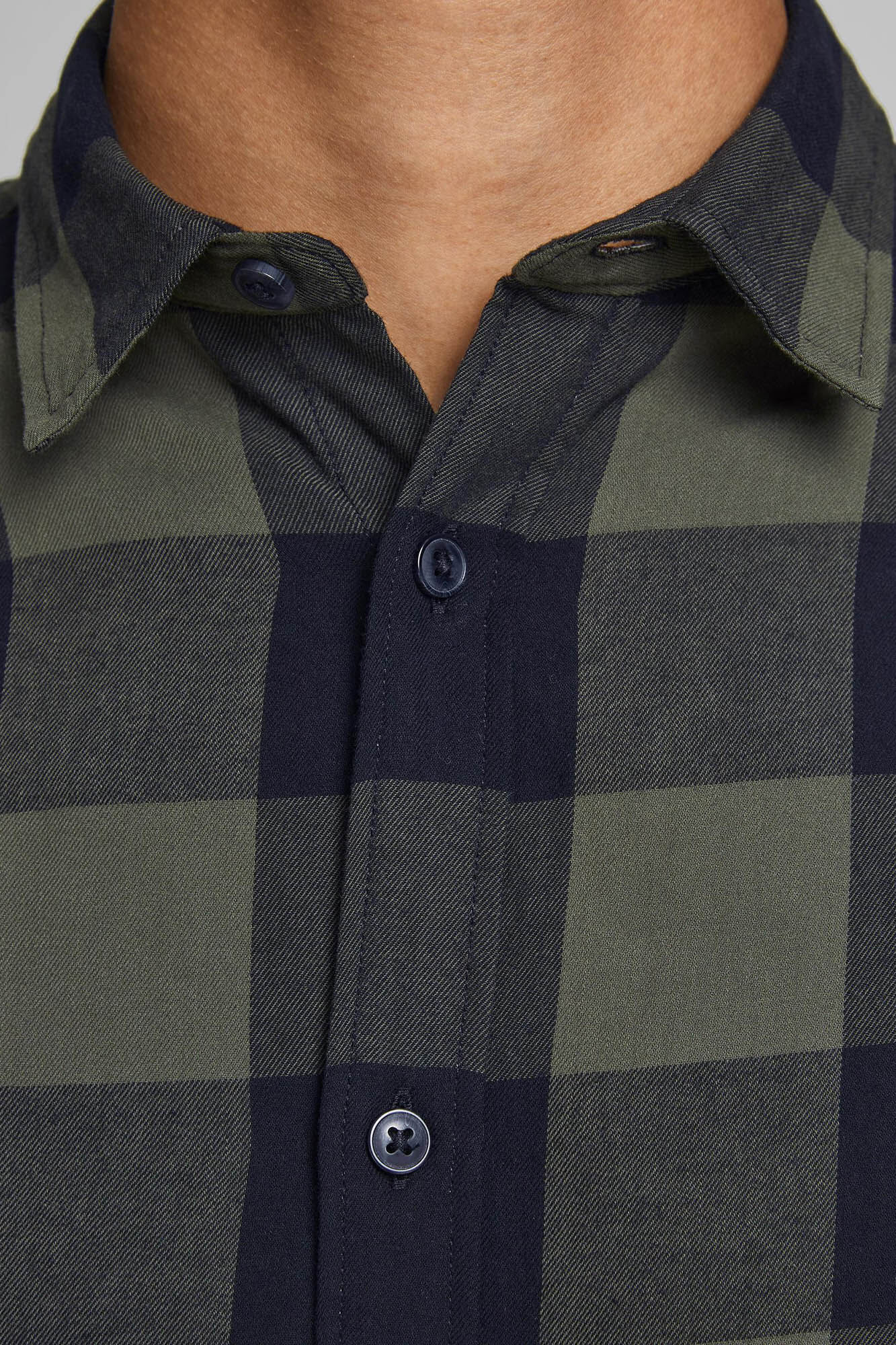 Camisa xadrez de sarja