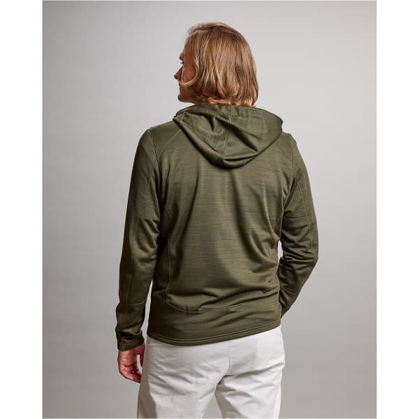 Veste polaire THE MOUNTAIN STUDIO THE TECHNO STRETCH MID HOOD FOREST GREEN