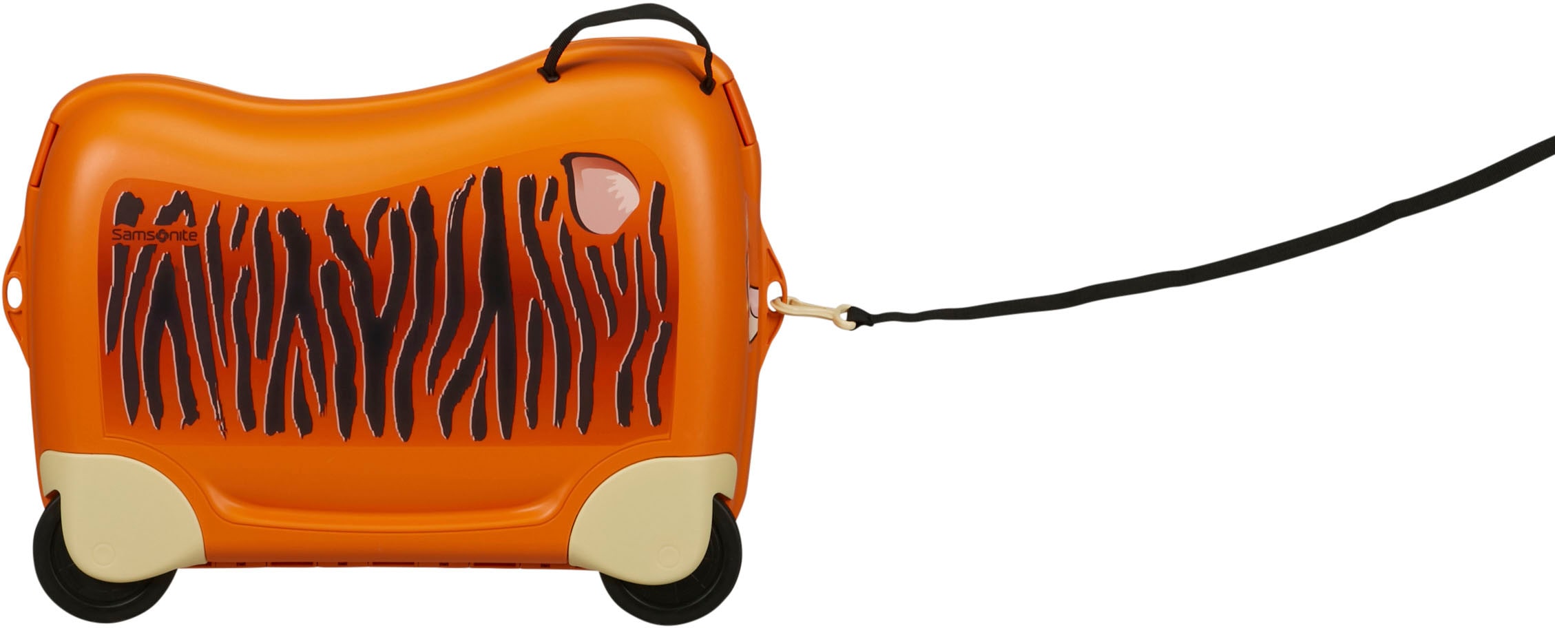 Samsonite Kinderkoffer »Dream2Go Ride-on Trolley, Tiger« 30 l 4 Rollen Kinder Reisegepäck Handgepäck-Koffer zum sitzen und ziehen