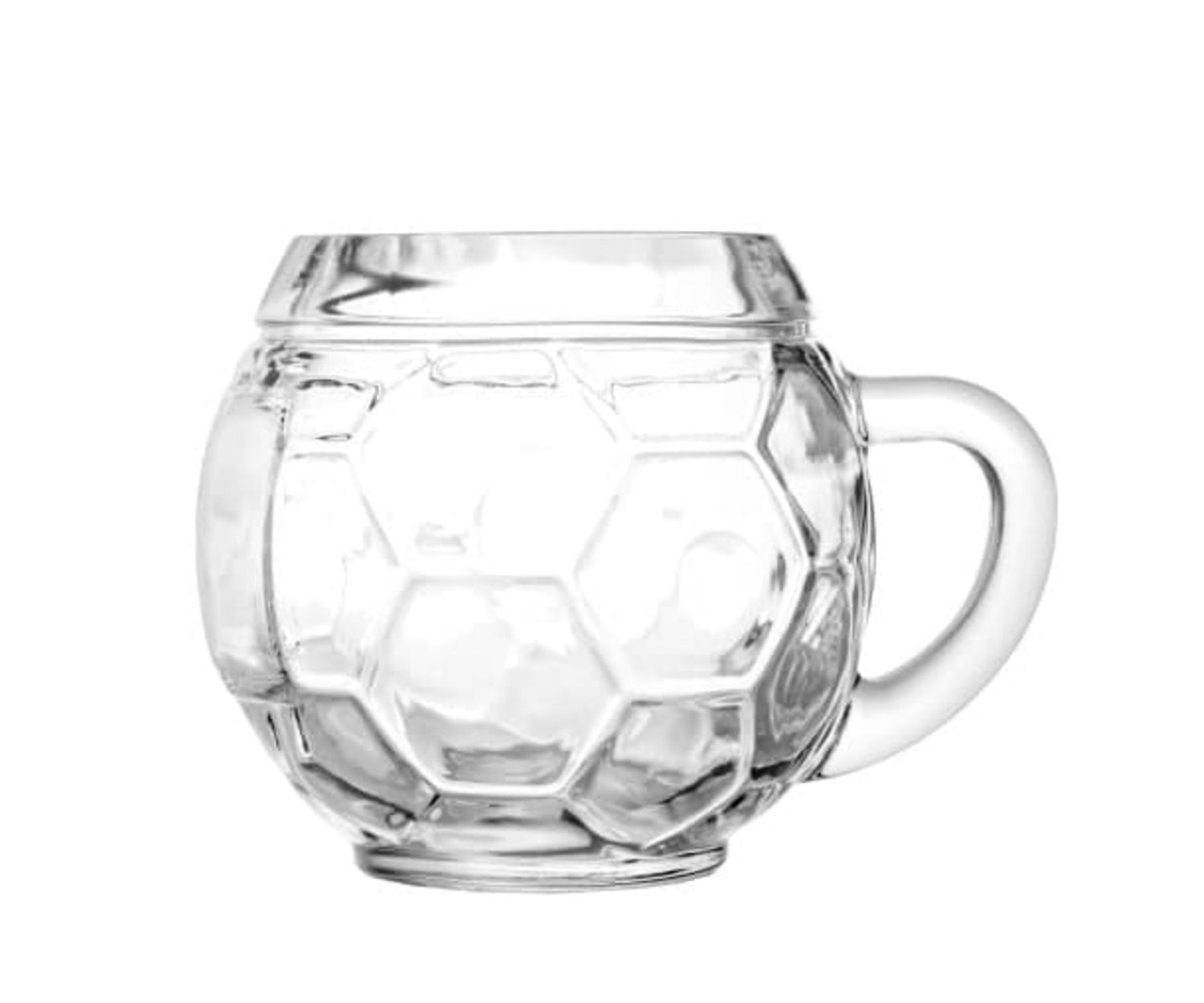 Bierglas 6er Set Biergläser Fussball Bierkanne 0,3 Liter
