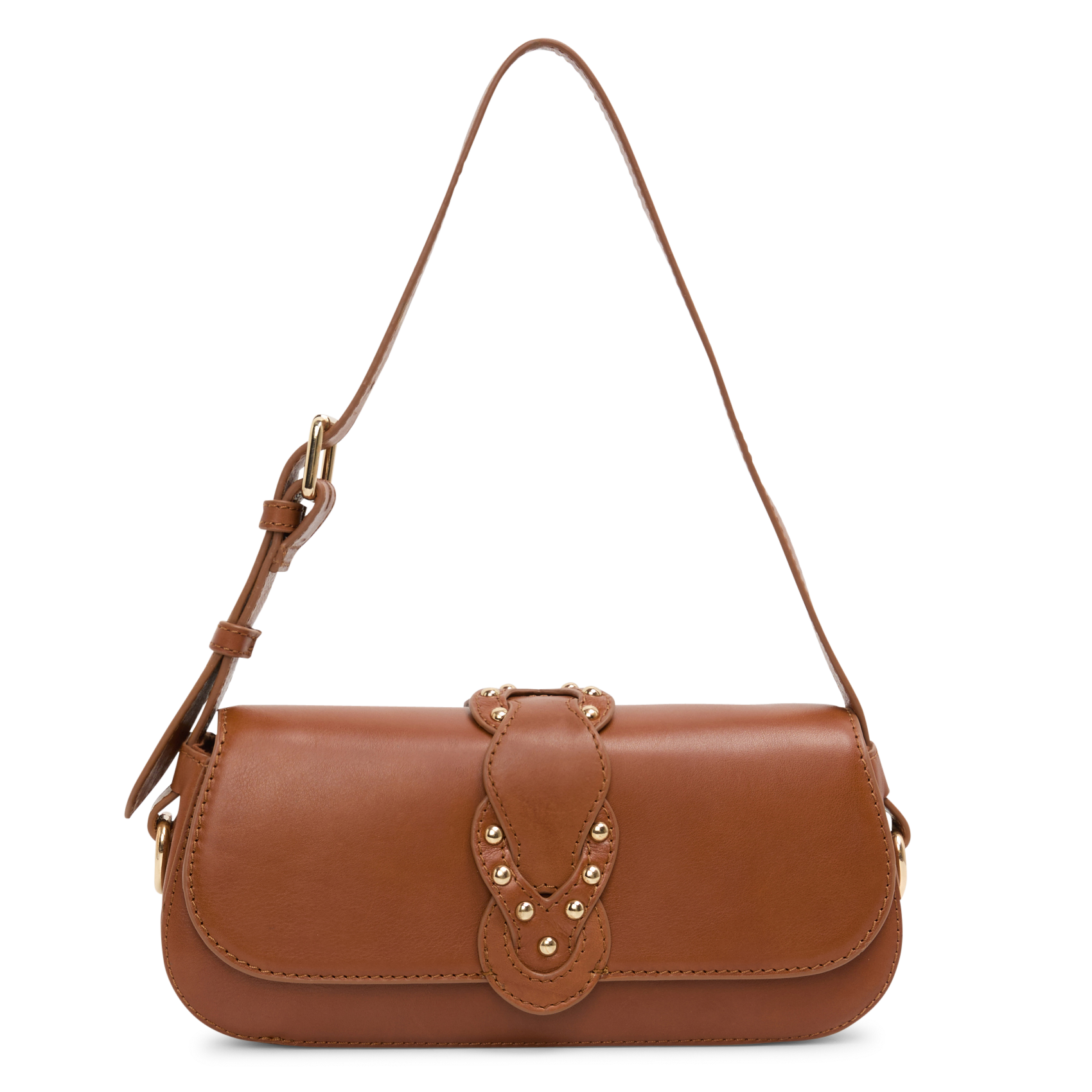 SOL - Sac baguette en cuir | Marron