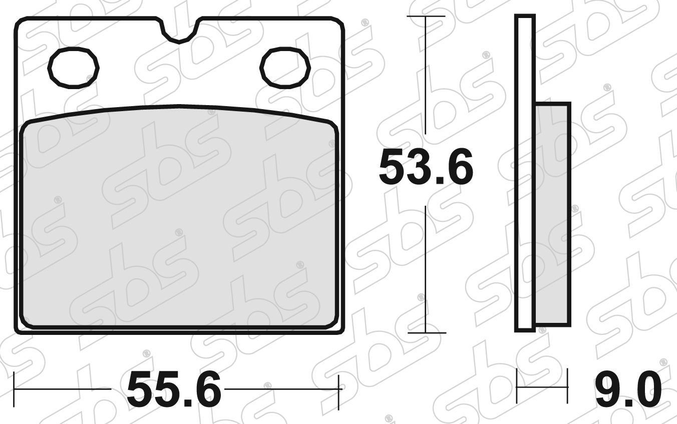 SBS - Plaquettes de frein 506 HF
