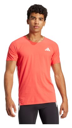 Maillot manches courtes adidas Adizero Rouge Homme