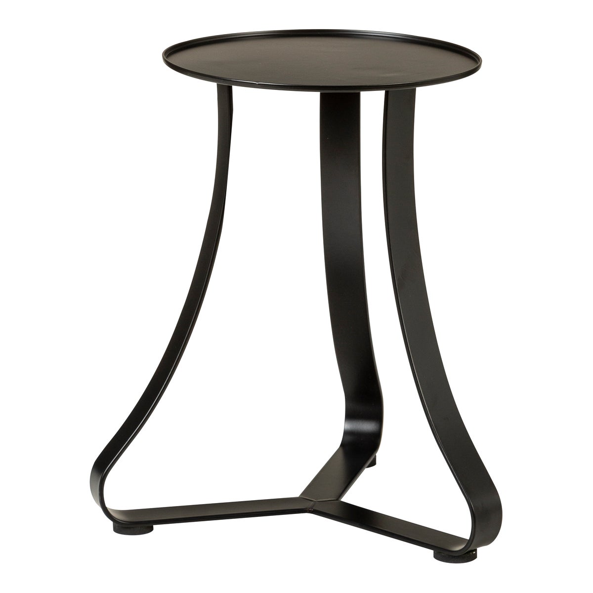 Scheurich Paris 27, plantenstandaard/bloemenstandaard/bloempotstandaard/voetstuk van metaal, kleur: Satin Black, 26,4 cm diameter, 28 cm hoog, 19,5 l inhoud.