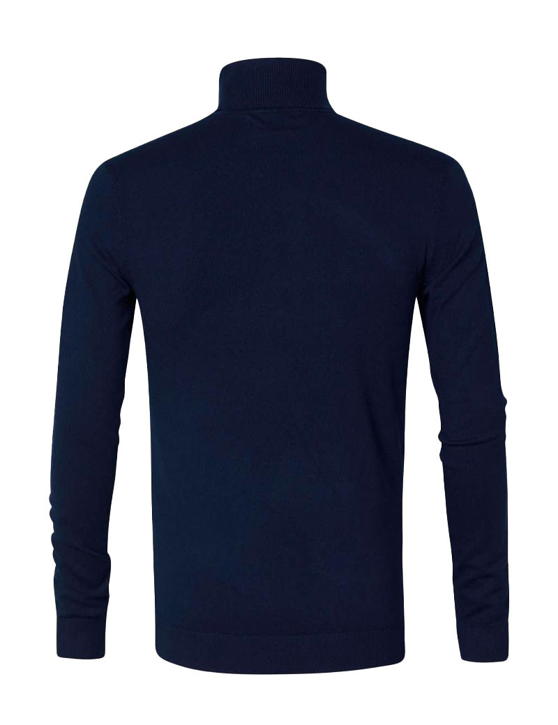 PETROL IND PULL COL ROULÉ HOMME BLEU MARINE