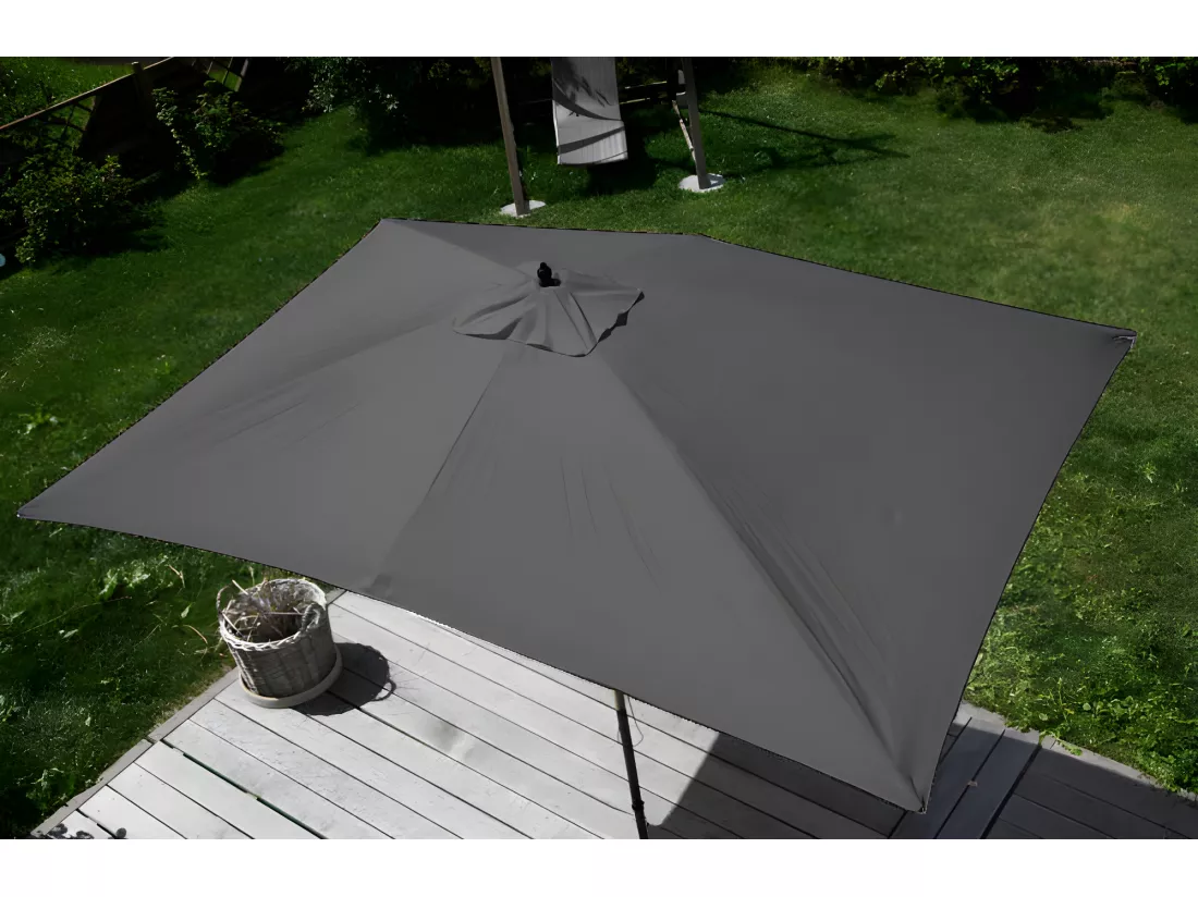 Parasol de jardin 2x3m bois marron 04_0003818