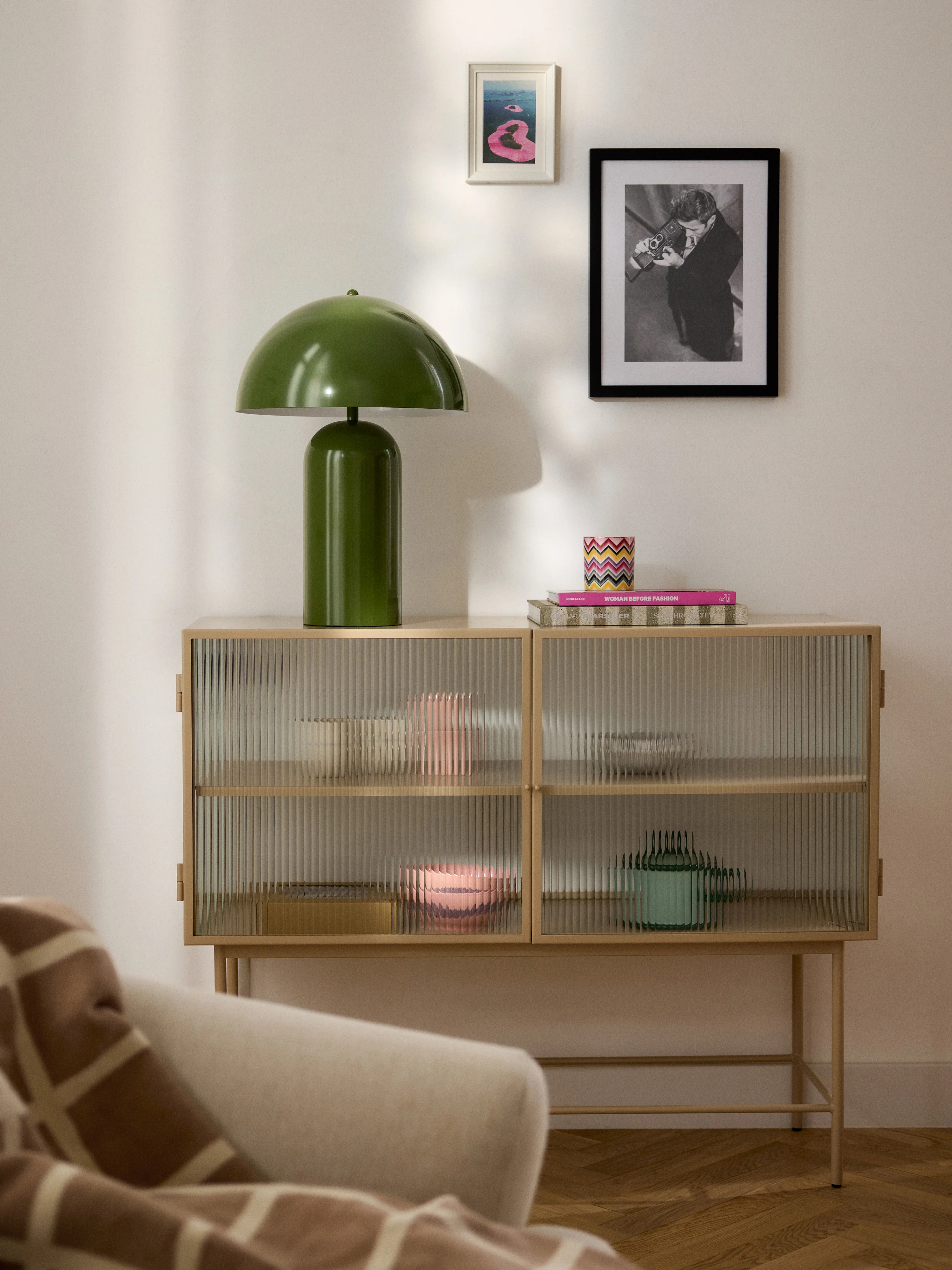 Grote retro tafellamp Walter