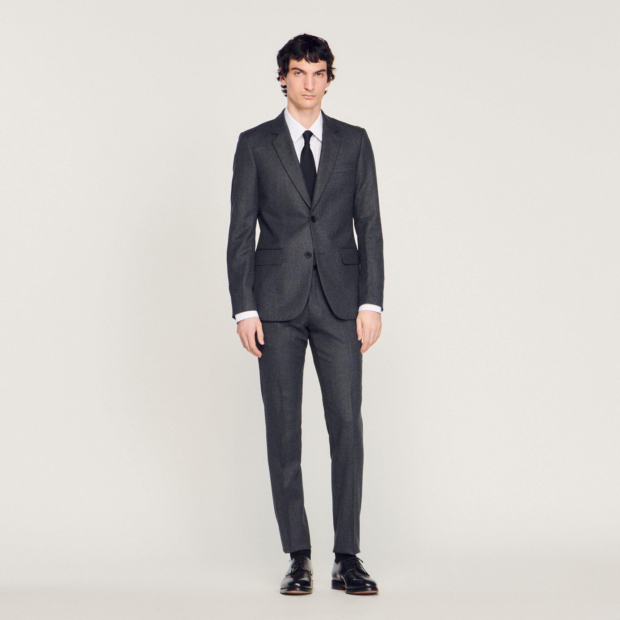 Veste de costume en flanelle