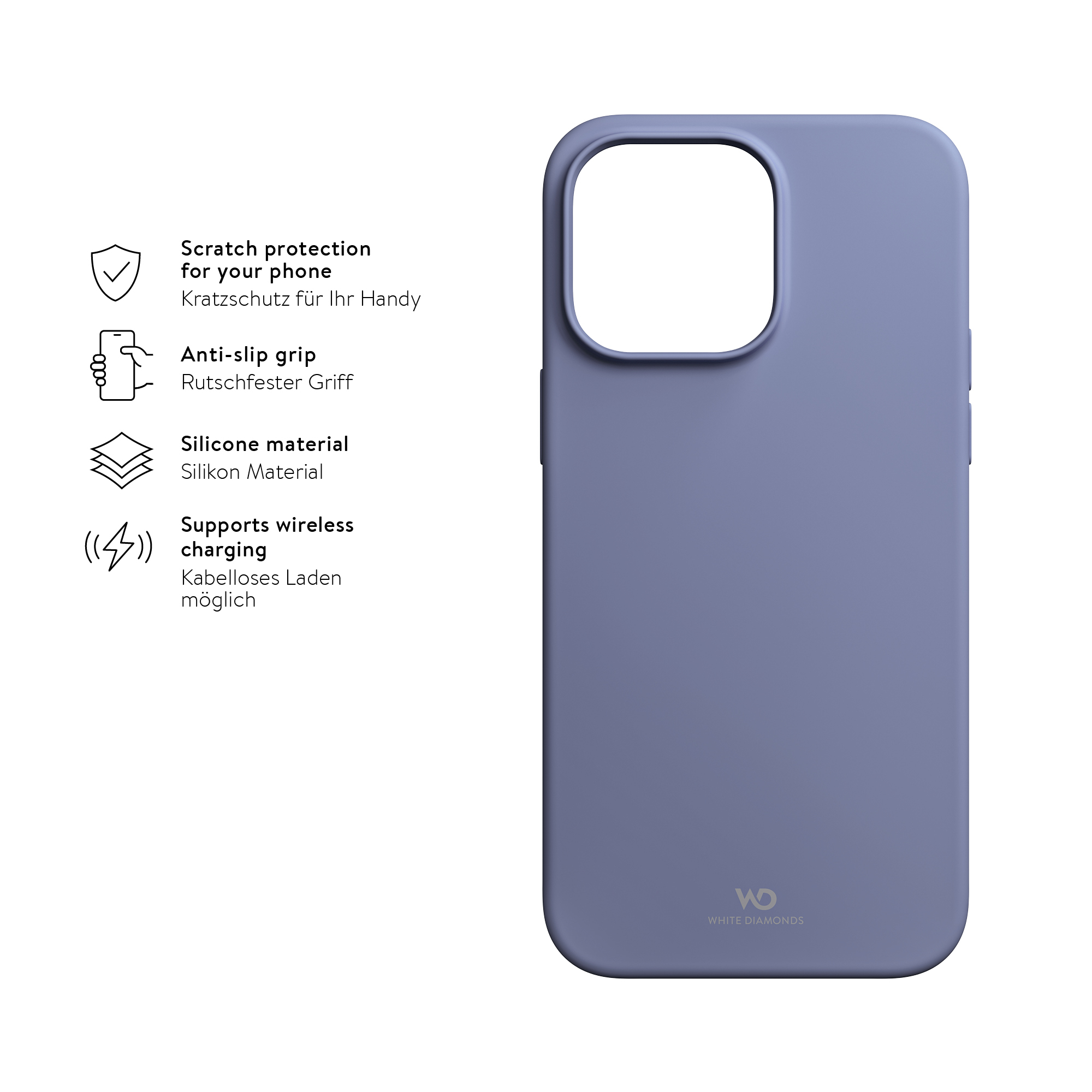 iPhone 14 Pro Max Urban Case Silikon Cover Hülle (1507FIT86) - Serenity Blue
