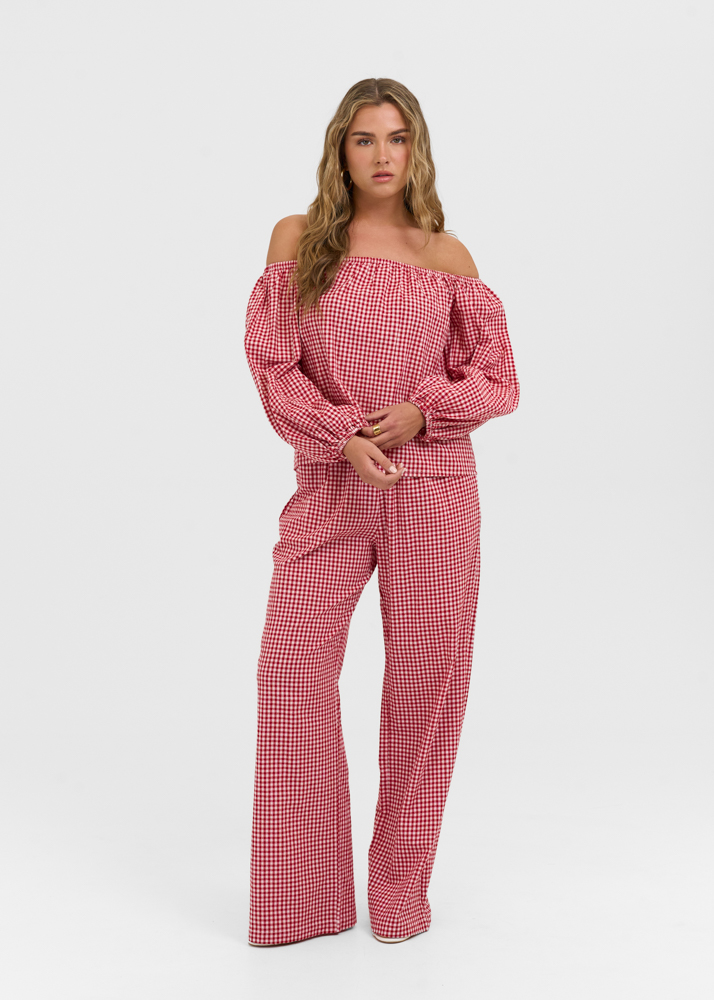 Perla broek rood