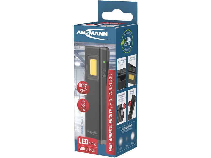 Ansmann Mini-Booster 450R Indoor-Arbeitslampe