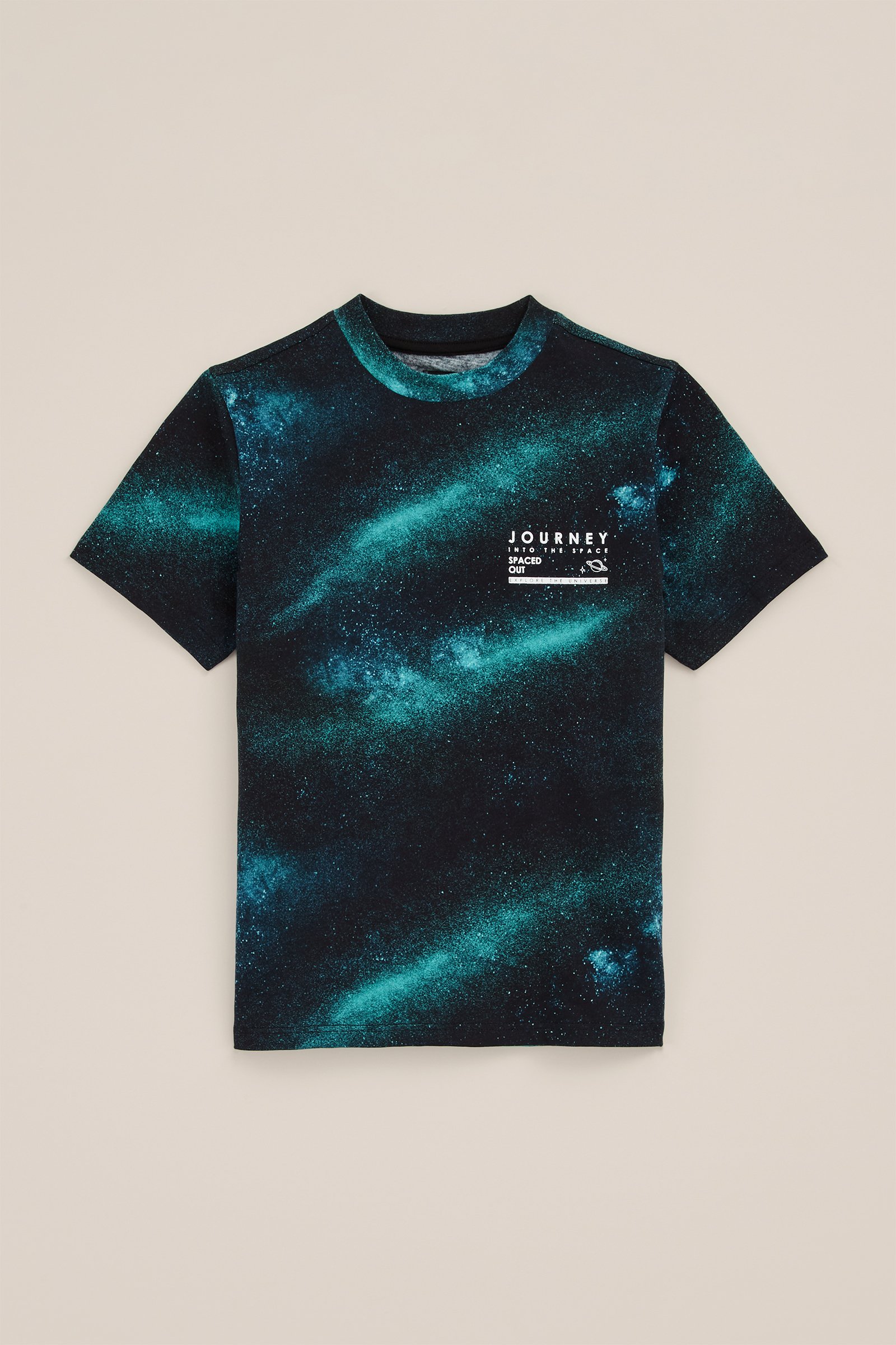 Jongens T-shirt met dessin WE Fashion Zwart