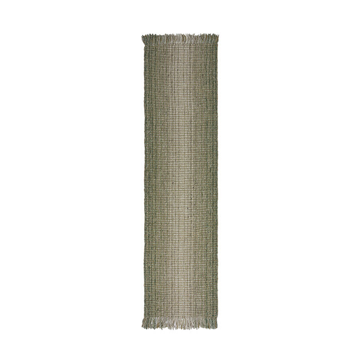 Jute loper - Motto Ombre Groen