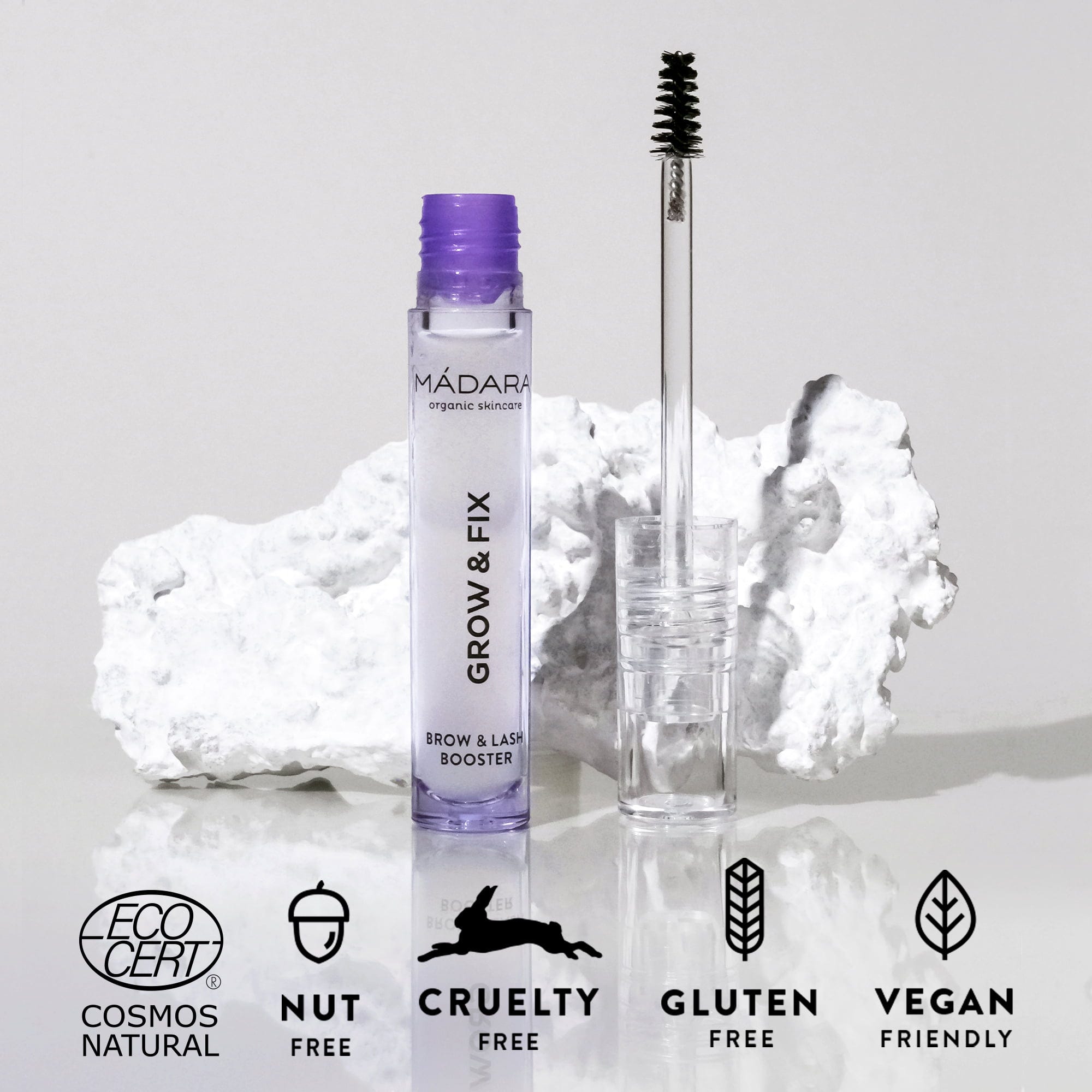MÁDARA Organic Skincare  Grow & Fix Lash & Brow Serum, 4,25 ml
