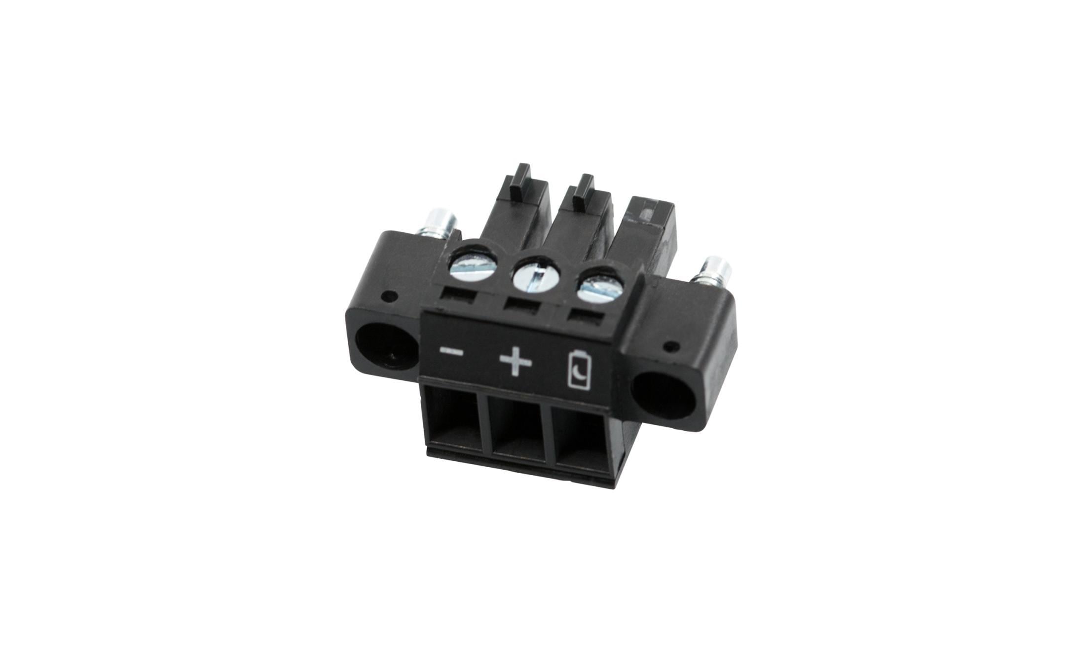 Klemme TU6001 Connector 3-Pin 3.81 Schwarz 10 StückAXIS TU6001 Connector 3-pin 3.81
