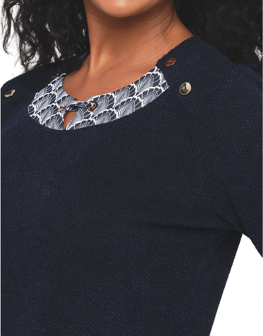 Pull bleu marine