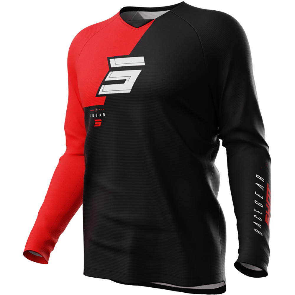 Shot - Maillot Draw Squad Noir / Rouge