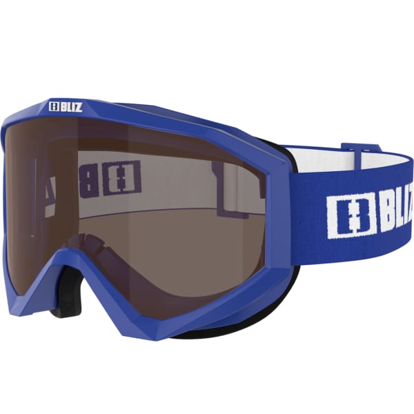 Masque de ski BLIZ LINER BLUE-WHITE LOGO / BROWN