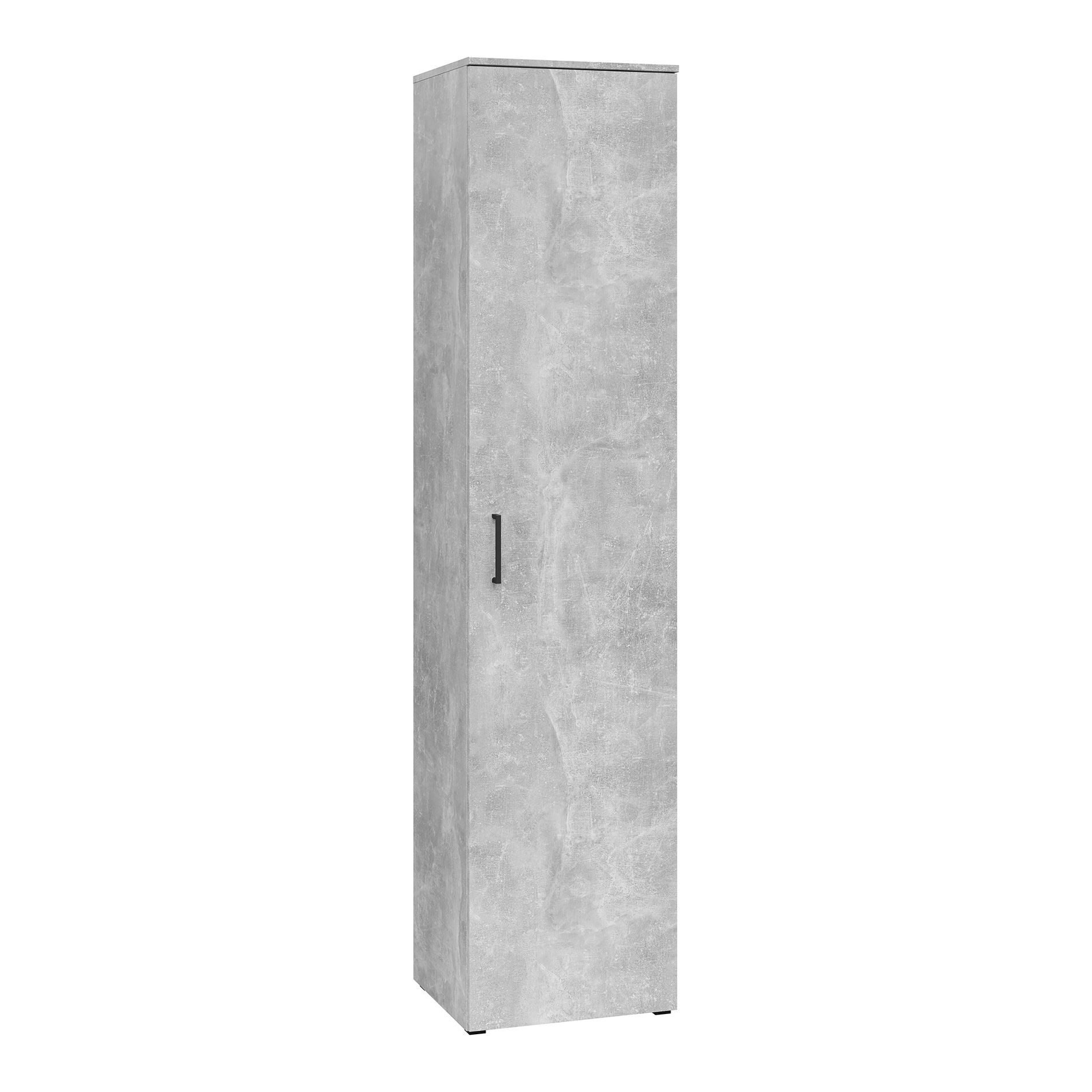 Drehtürenschrank - Betonoptik - Breite 45 cm