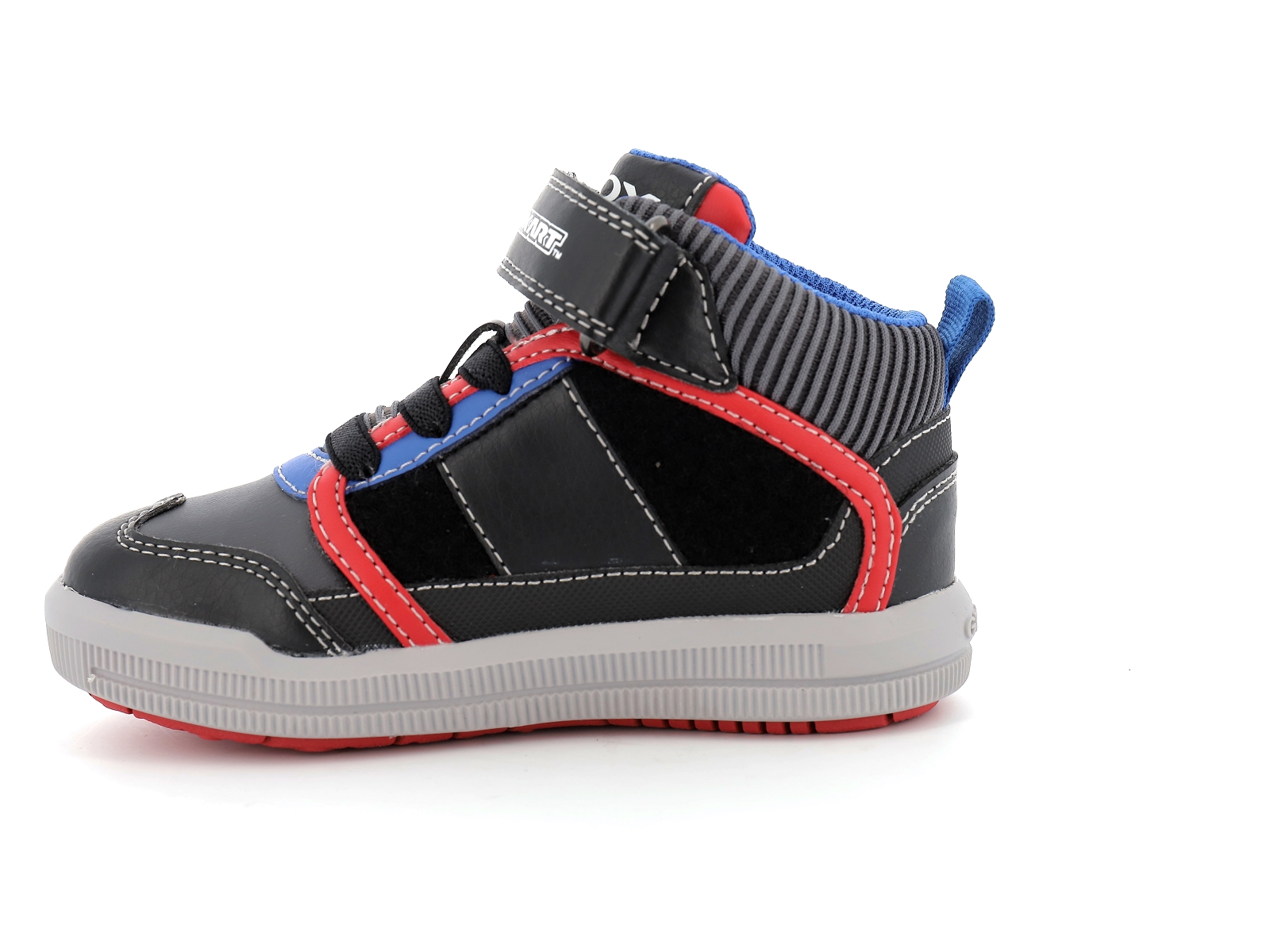 Geox-J ARZACH BOY-J164AB Matières combinées Noir Rouge