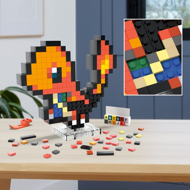 MEGA - Pokémon - Pixel Art - Glumanda