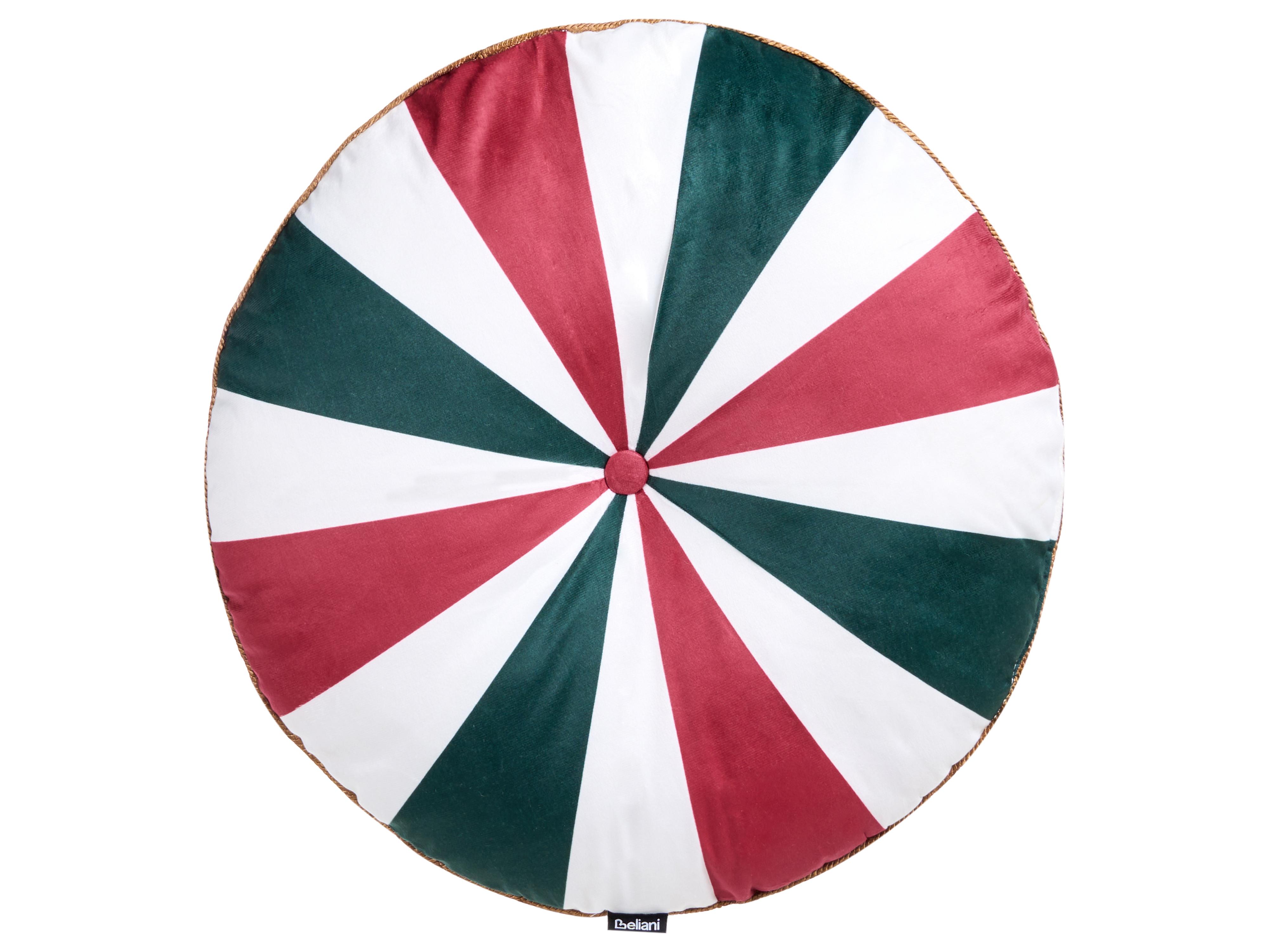 Set van 2 sierkussens TWIRL TREATS Fluweel 55 x 55 cm 40 x 40 cm Meerkleurig kerstmotief
