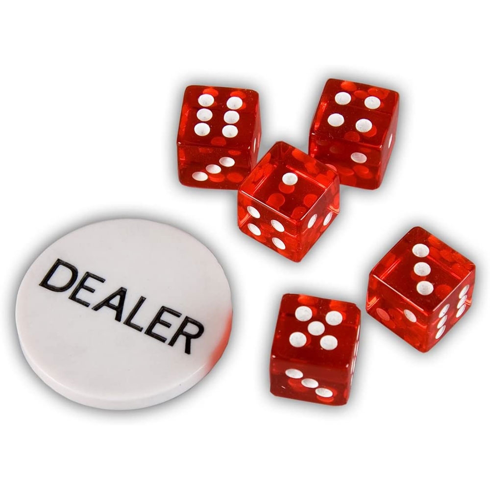 (38x20.5cm) Aluminium Poker Koffer Set Abschliessbar 300 Chips   2 Kartendecks   5 Würfel
