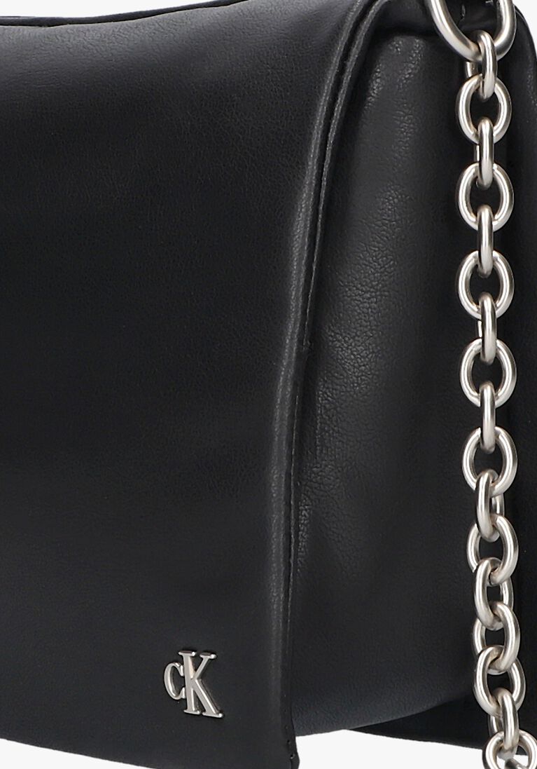 CALVIN KLEIN zwarte calvin klein schoudertas micro mono chain camera pouch24