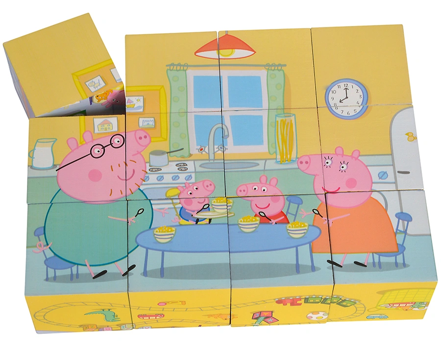 Würfelpuzzle PEPPA PIG 13-teilig