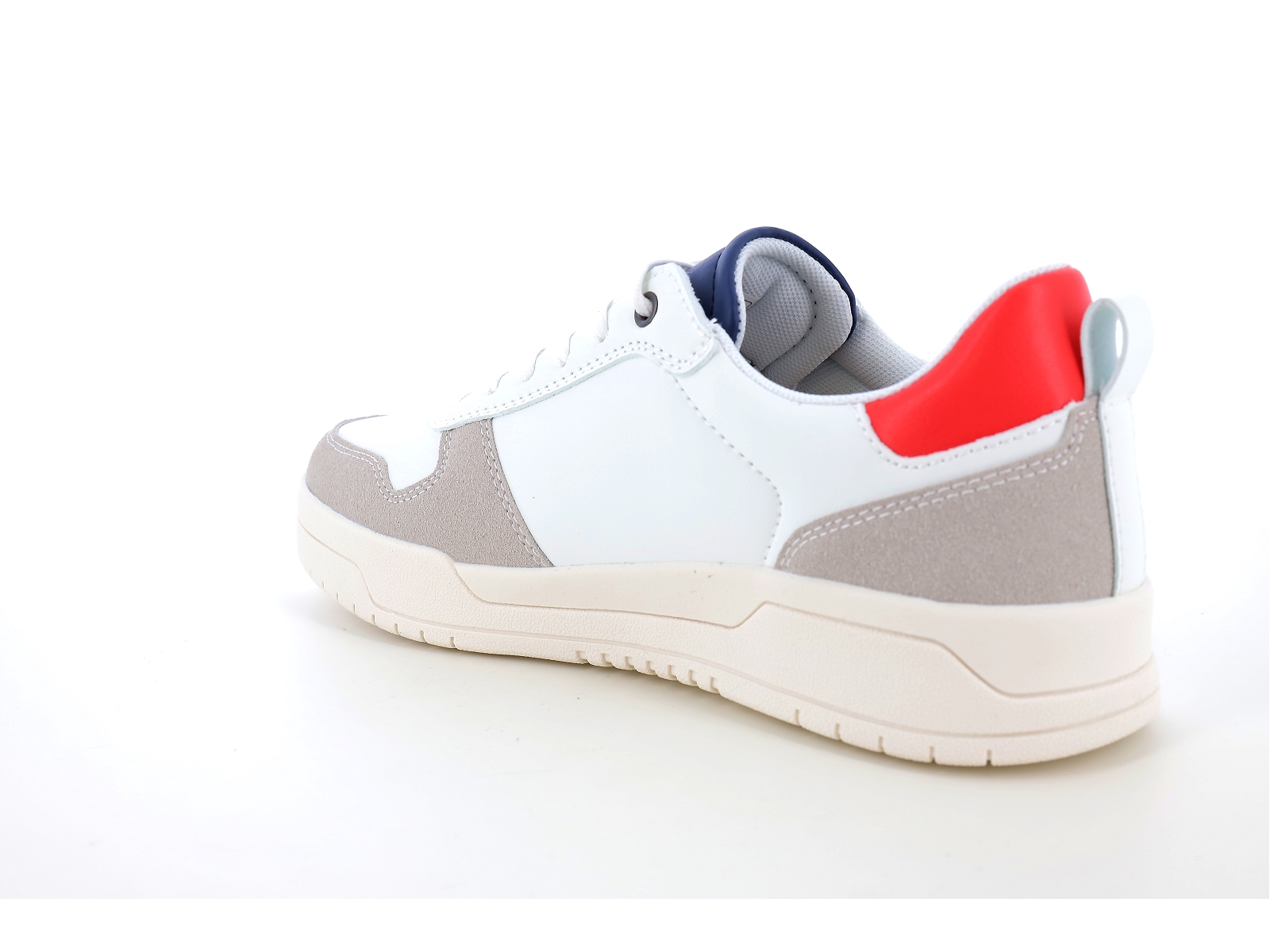 Teddy smith-71643 Matières combinées Blanc Rouge