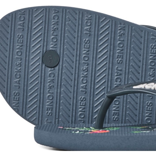 Jack & Jones - 12230642 JFWLOGO PALM PRINT FLIP FLOP NAVY BLAZER Azul