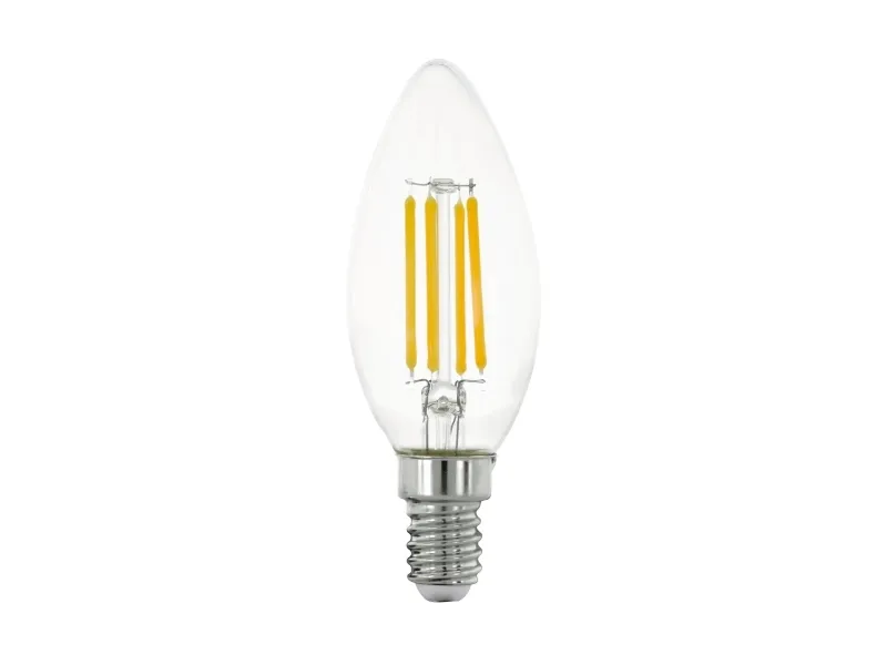 EGLO E14 LED C35 klar kertepære med varmt hvidt lys