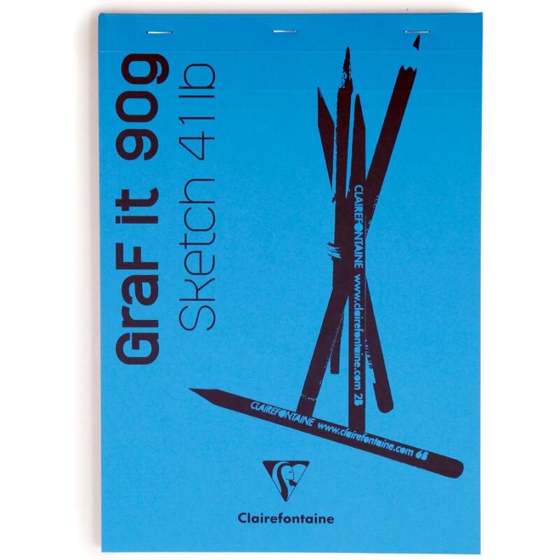 GraF'it bloc agrafé 80F A4 90g - Aléatoire