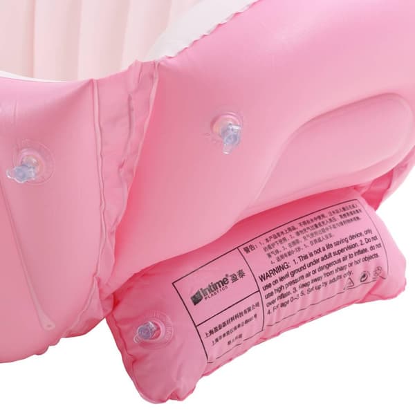 Oppblåsbart Badekar til Baby - Rosa