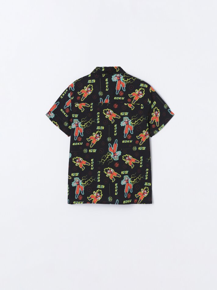 Camiseta estampada Dragon Ball - Preta