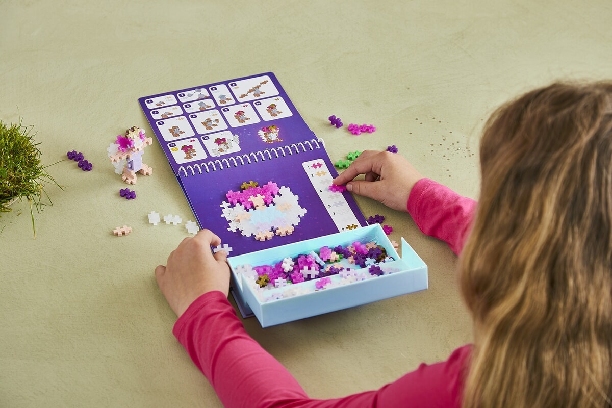 Plus Plus Plus Plus Activity Pad - Enchanted Forest ( 125 stukjes )