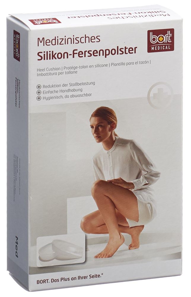 BORT Silikon-Fersenpolster M-41 1 Paar