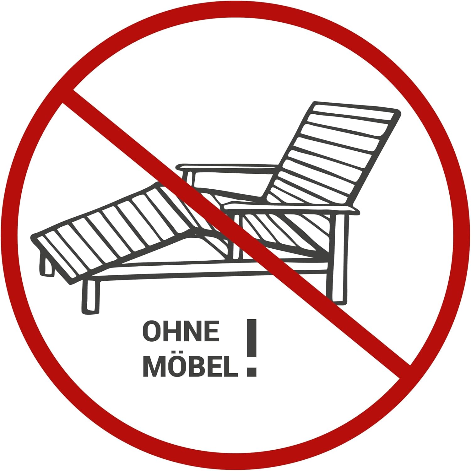 Auflage für Deckchair 180x50 cm - Bequeme Liegestuhl Auflage, 8 cm Dick - Waschbar bis 95°C, Orthopädisch, Wetterfest - Made in Germany (180x50 cm, Marine Blau)