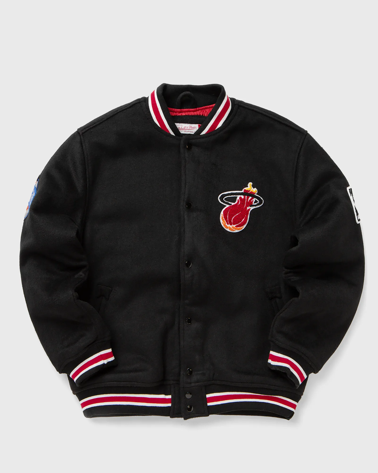 Mitchell & Ness NBA Miami Heat Hardwood Classics Wool Varsity Jacket