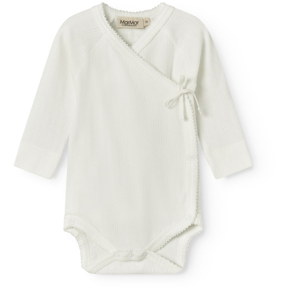 Køb MarMar Newborn Modal Pointelle Gentle White Belita Body