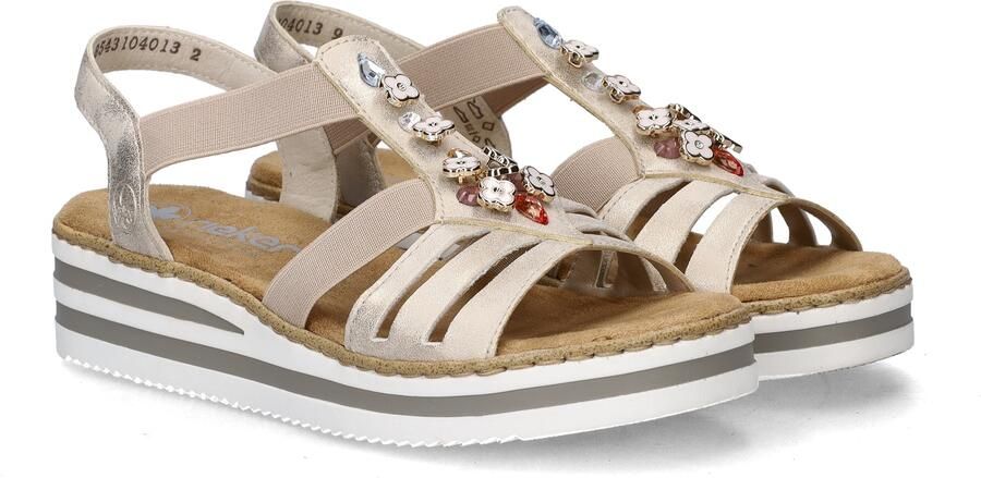 Rieker Sandaal V0245-60 Beige