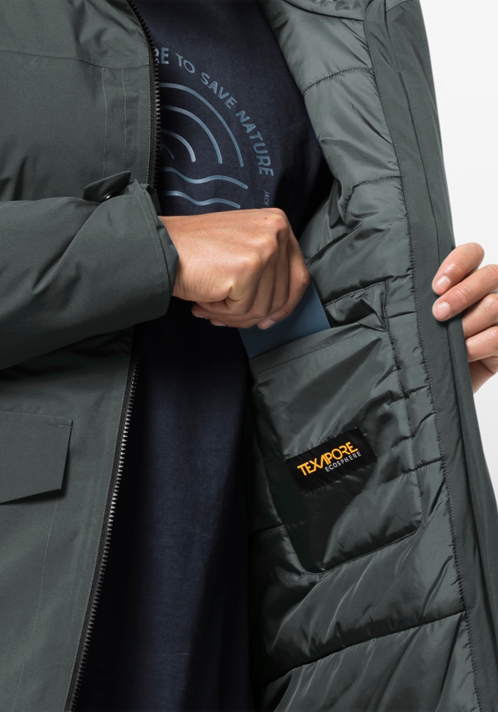 Jack Wolfskin Funktionsparka »KOENIGSBAU PARKA M« mit Kapuze