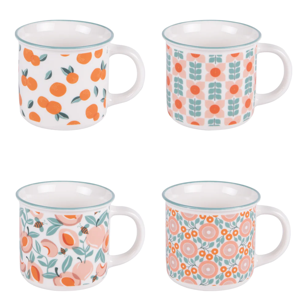 Coffret de 4 mugs Bellini 35 cl Table passion