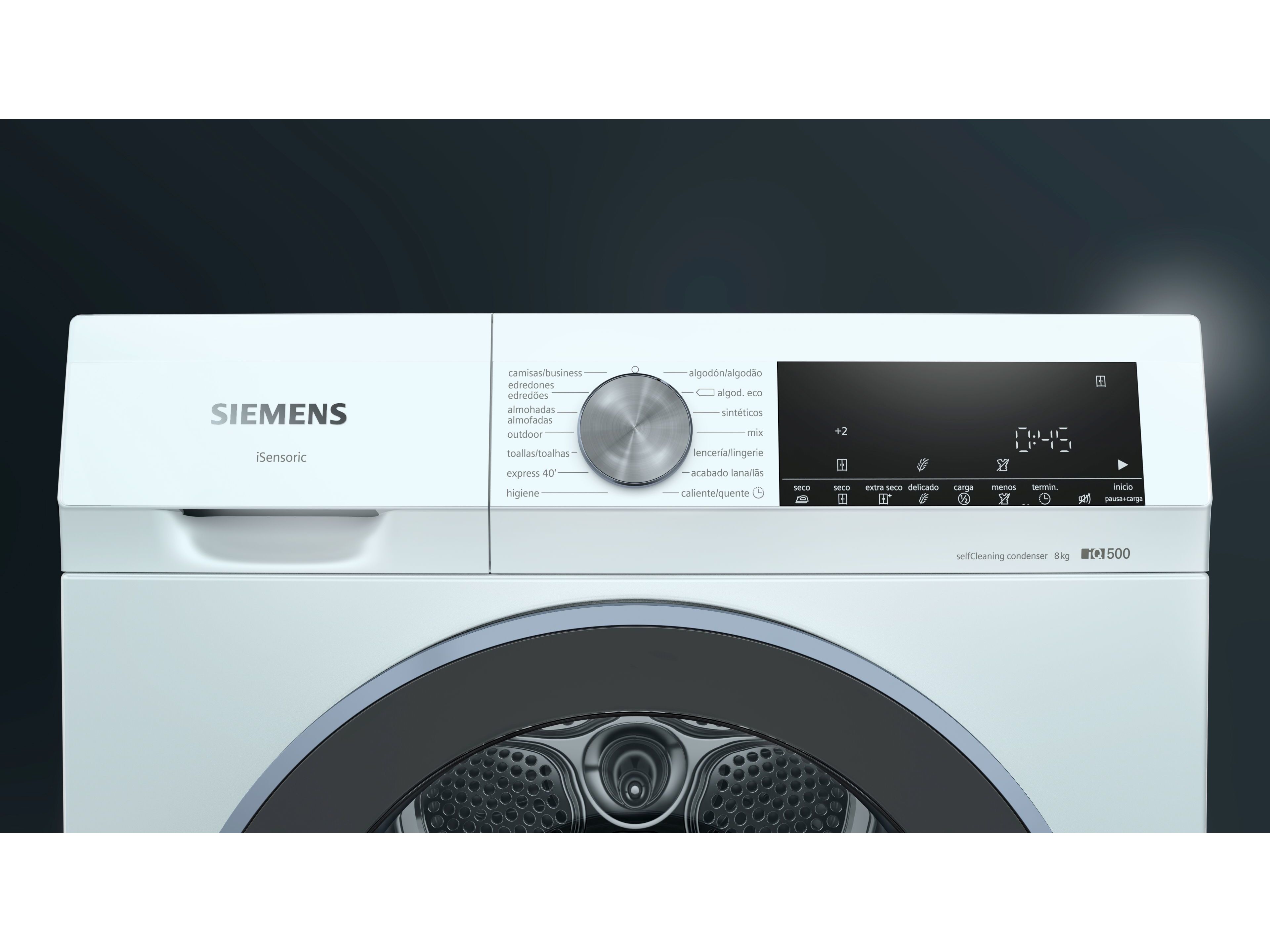 MÁQUINA DE SECAR ROUPA SIEMENS WQ35G200ES BOMBA DE CALOR E 8 KG