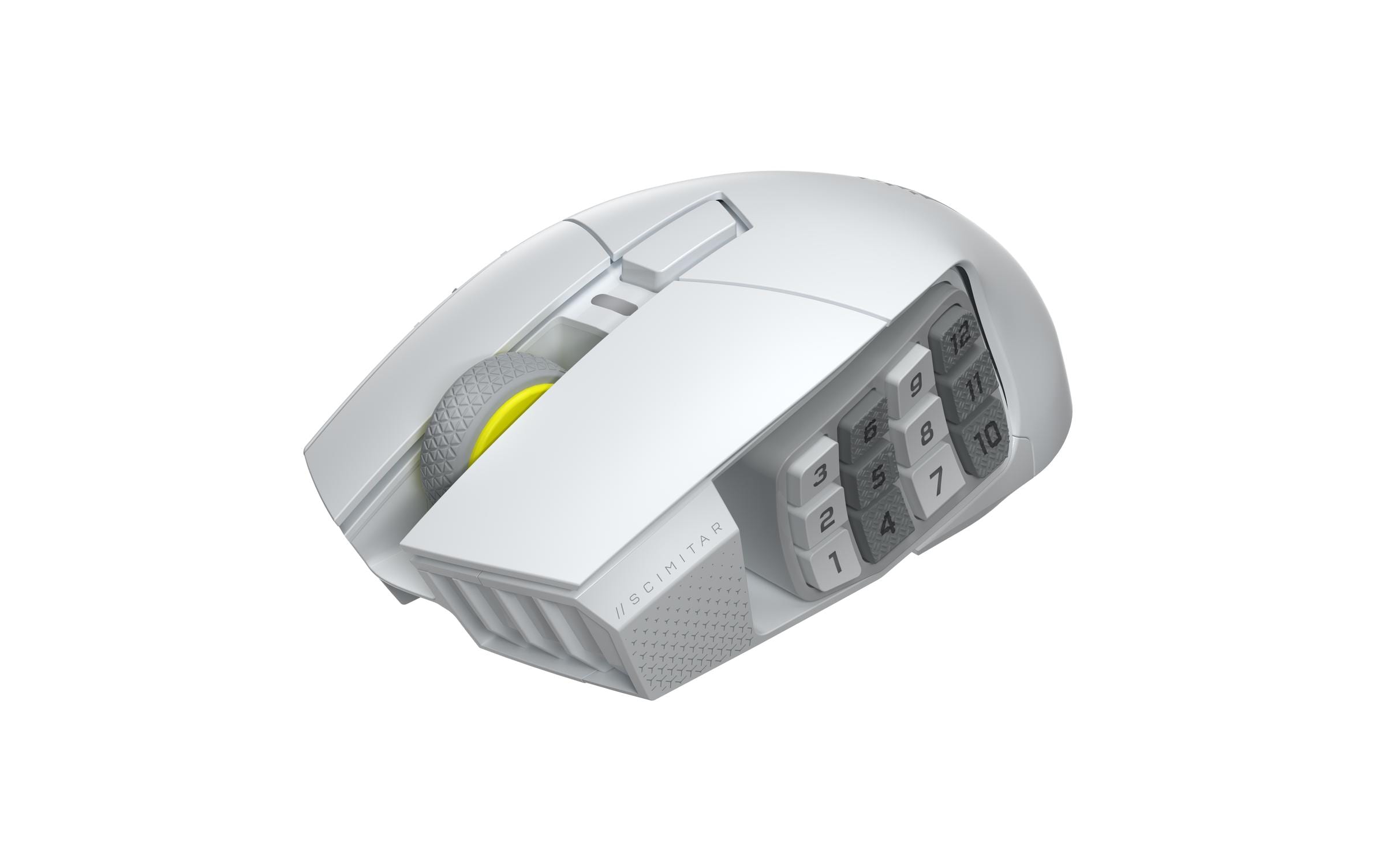 Gaming-Maus Scimitar Elite Wireless SE<br>MMO-Gaming-Maus mit 16 anpassbaren Tasten und einem präzisen MARKSMAN S 33K-Sensor und SLIPSTREAM WIRELESS für niedrige Latenzzeiten