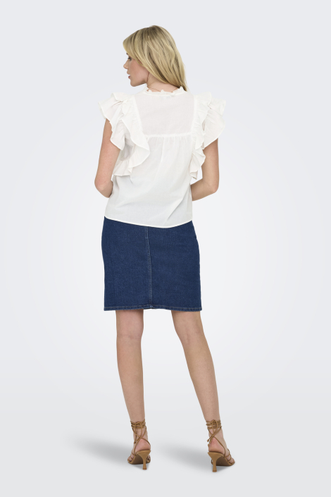 Only witte dames t-shirt