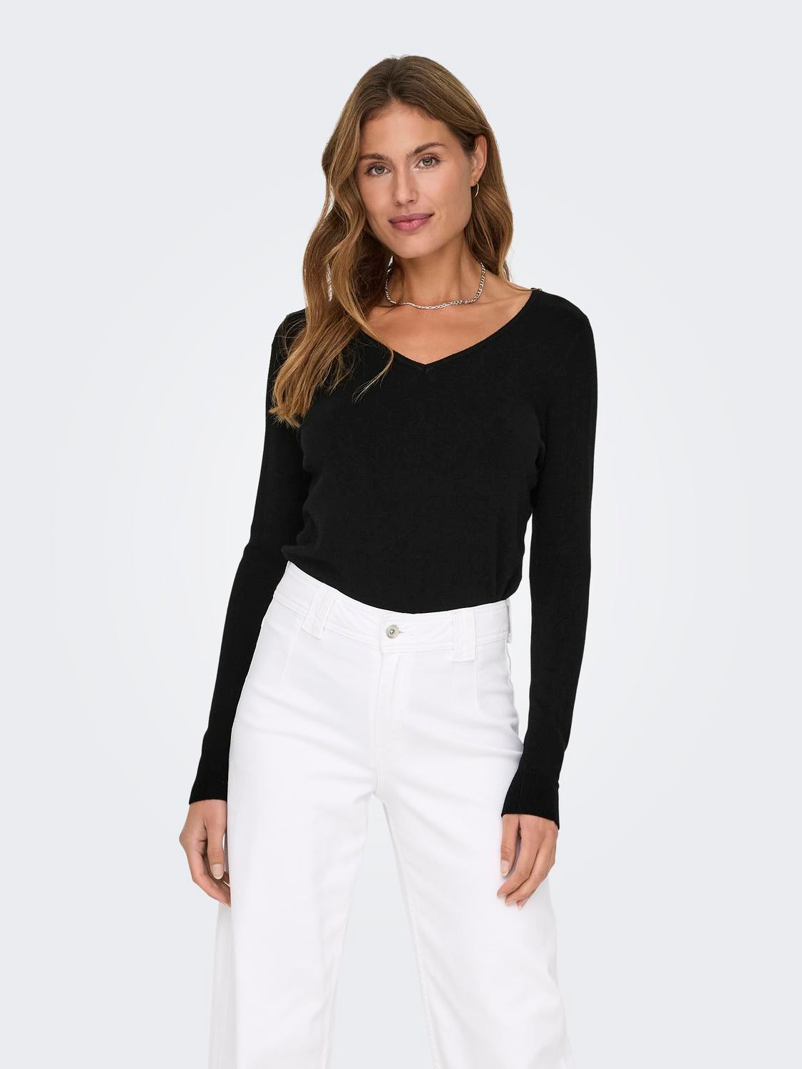 ONLVENICE Strickpullover Black